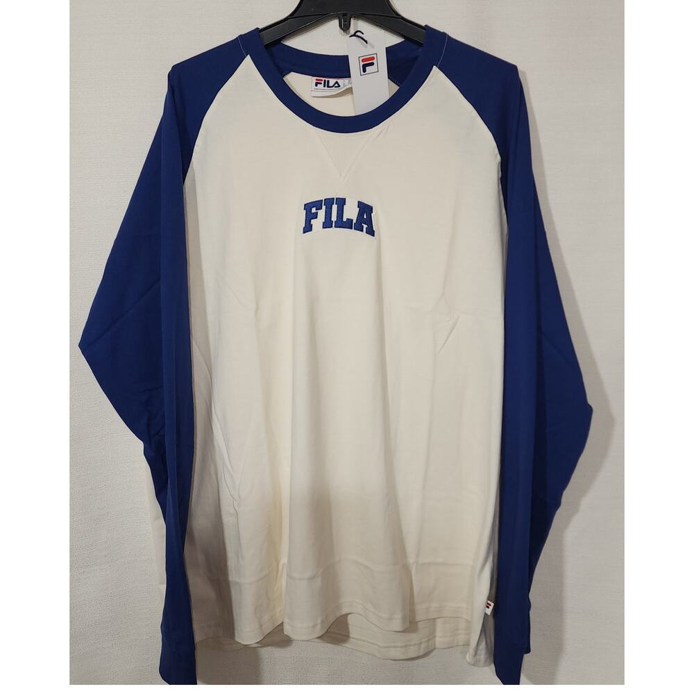 Fila Chet Raglan Tee Men's XXL Long sleeve NWT